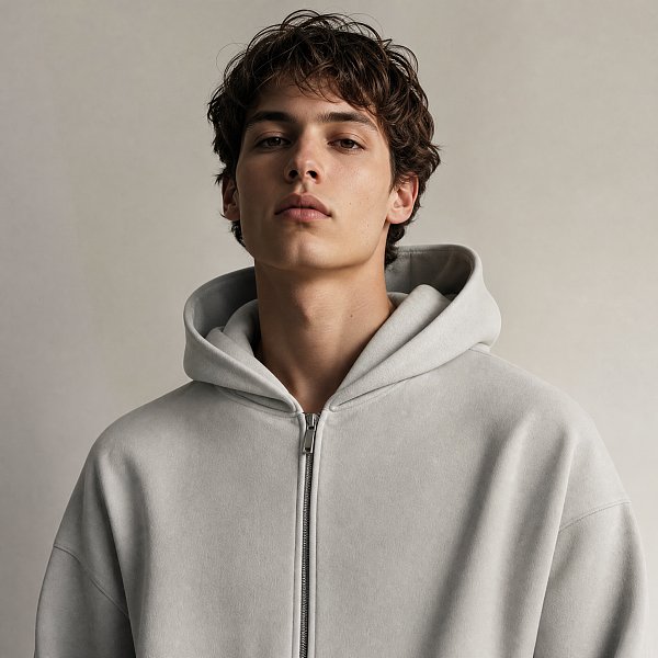 zip-up hoodie