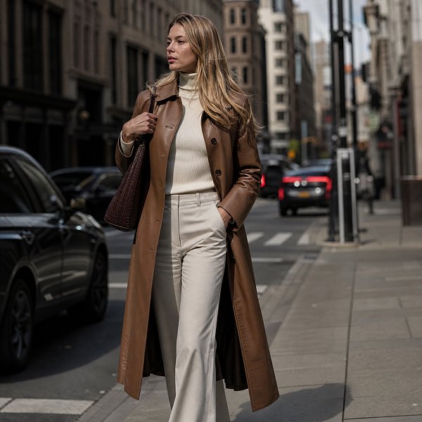 Long leather coats
