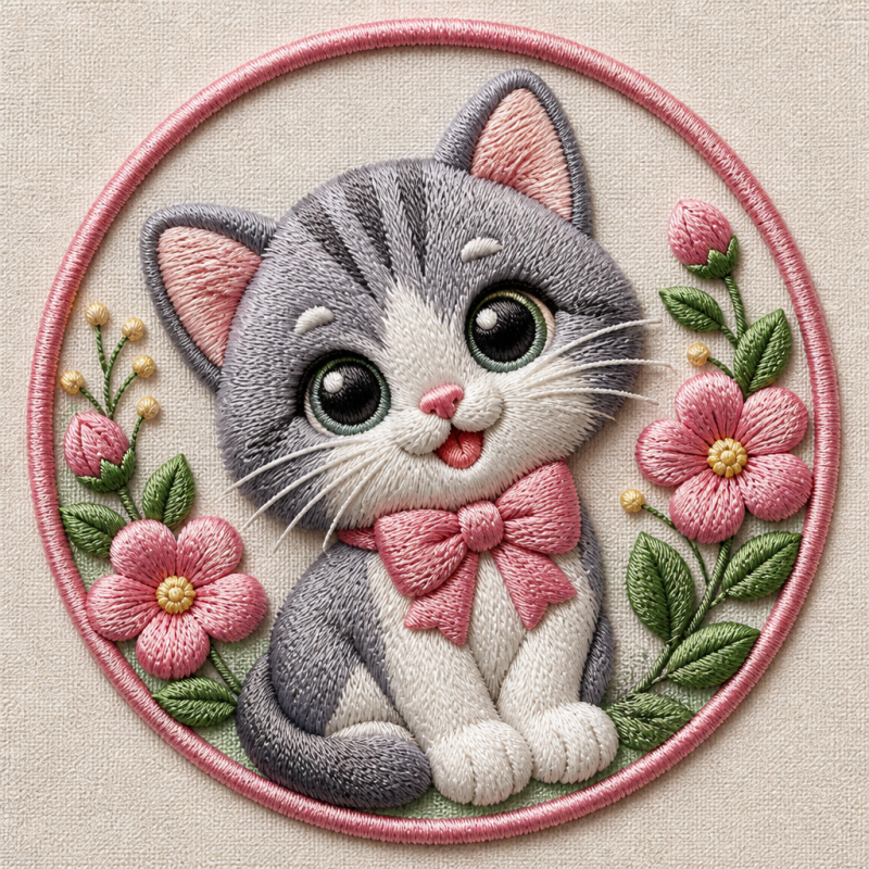 3D Puff Embroidery