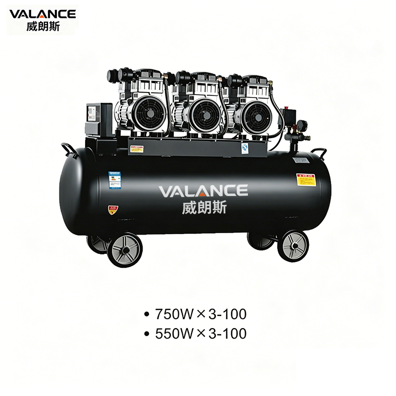 Oil-free silent air compressor