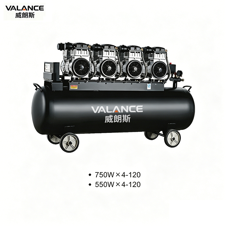 Oil-free silent air compressor