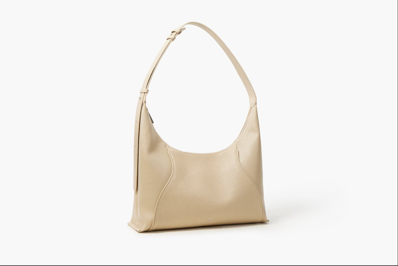 Oil wax pattern / Large-sized HOBO bag