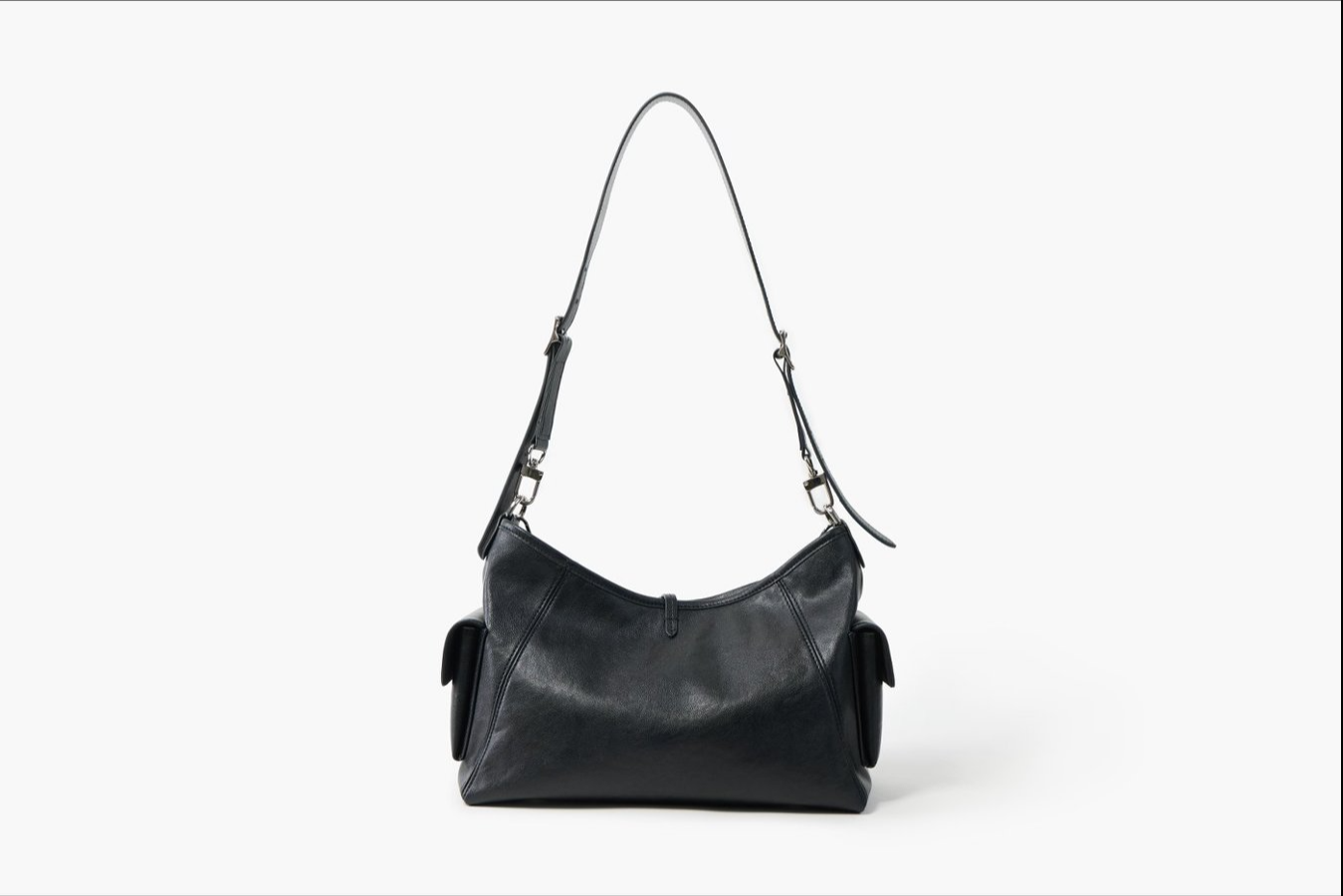 Oil wax pattern / Motorcycle wind single shoulder bag