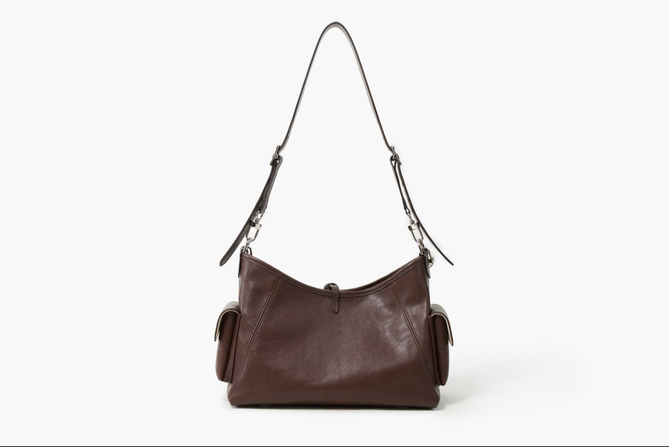 Oil wax pattern / Motorcycle wind single shoulder bag