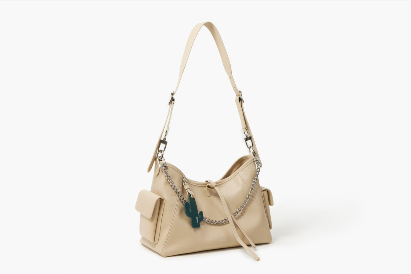 Oil wax pattern / Motorcycle wind single shoulder bag