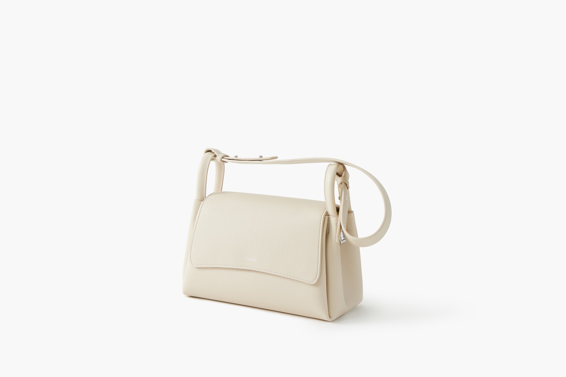 Litchi pattern / Flip-top messenger bag