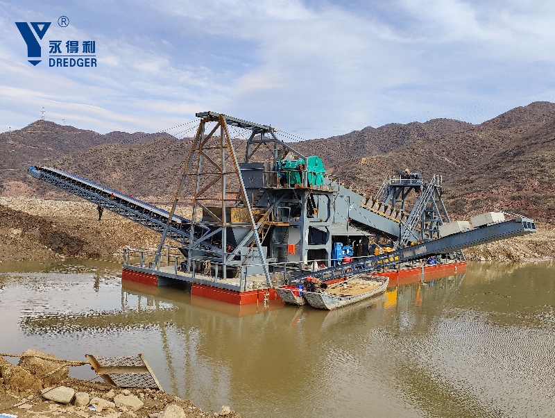 Bucket Chain Sand Dredger