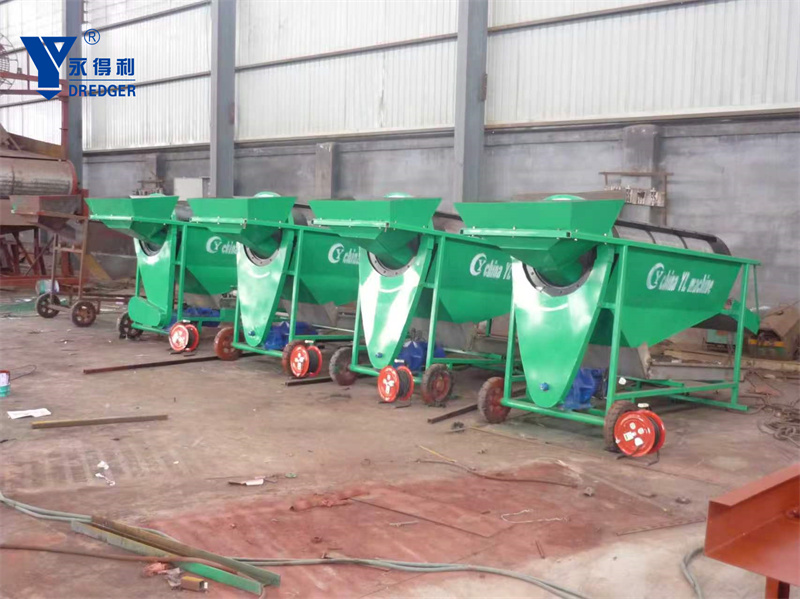 Movable Gold Trommel Washing Plant