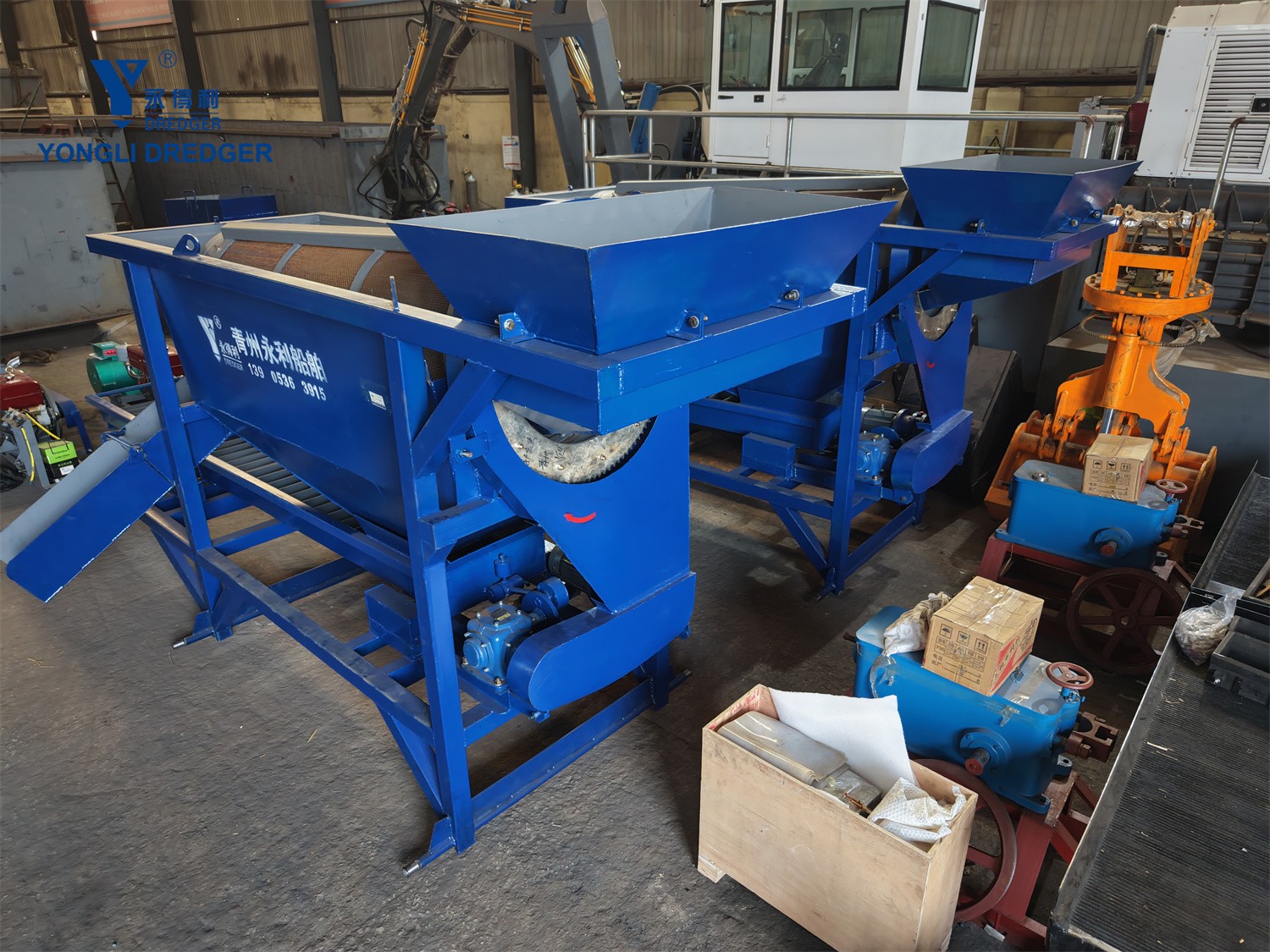Movable Gold Trommel Washing Plant