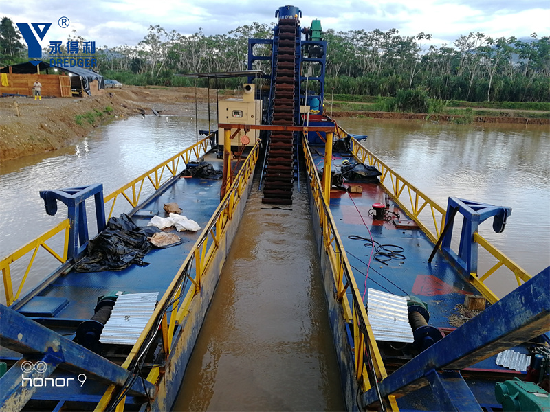 Bucket Chain Gold Dredger