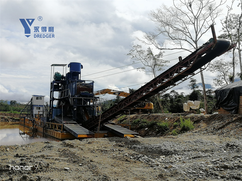 Bucket Chain Gold Dredger