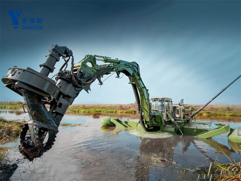 Amphibious Dredger