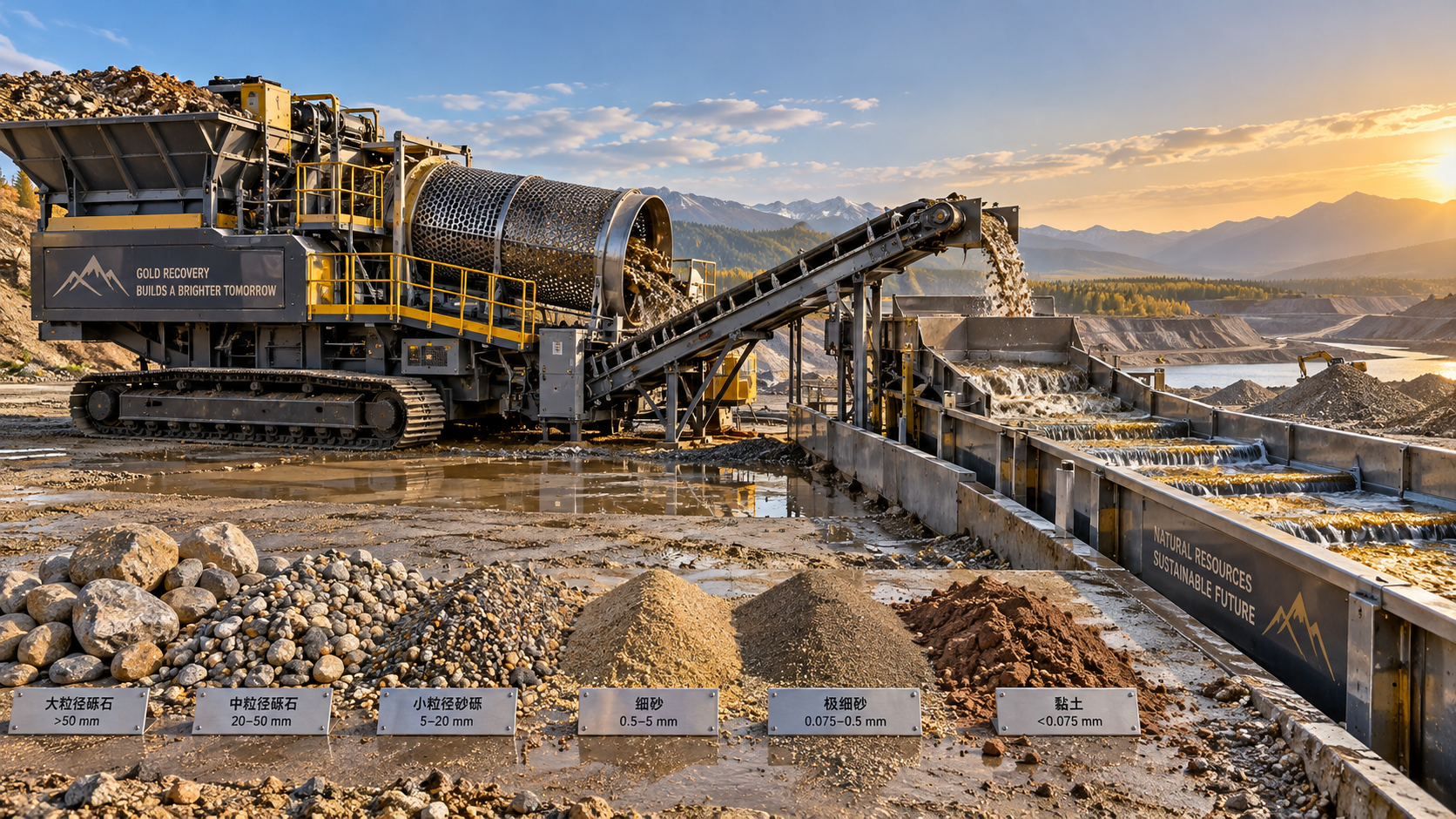 How sampling results guide placer gold equipment selection