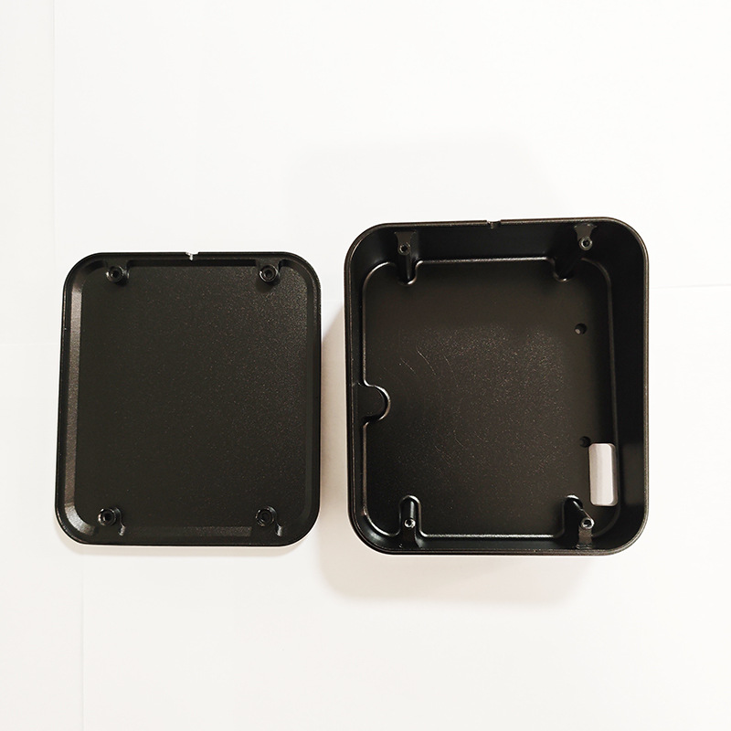 Custom CNC Aluminum Enclosure | Extruded Aluminum Housing with Sandblasted & Anodized Finish
