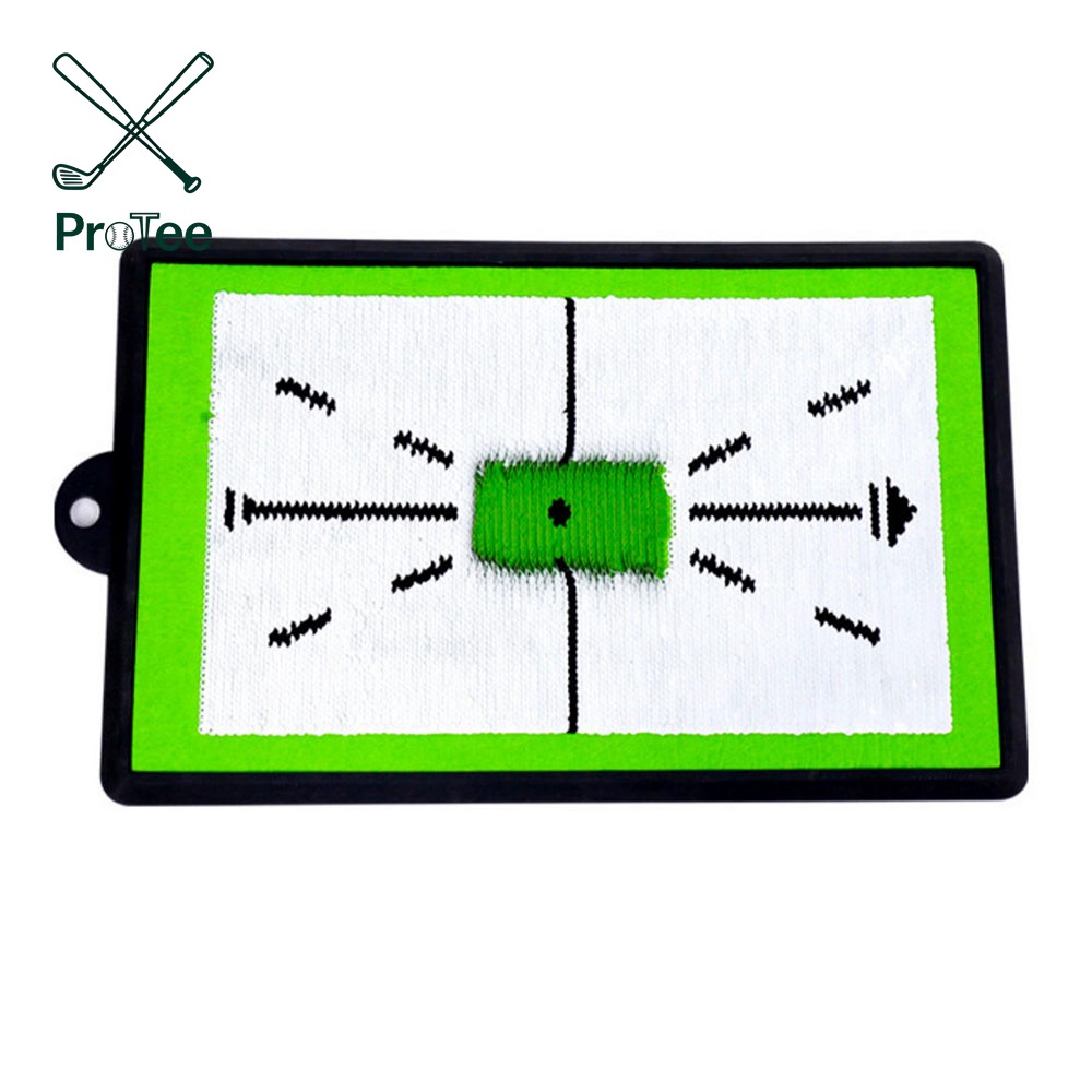 Mini Golf Hitting Mat with Golf Rubber Tees for Kids Junior Golf Hitting Practice Golf Swing Training Aids