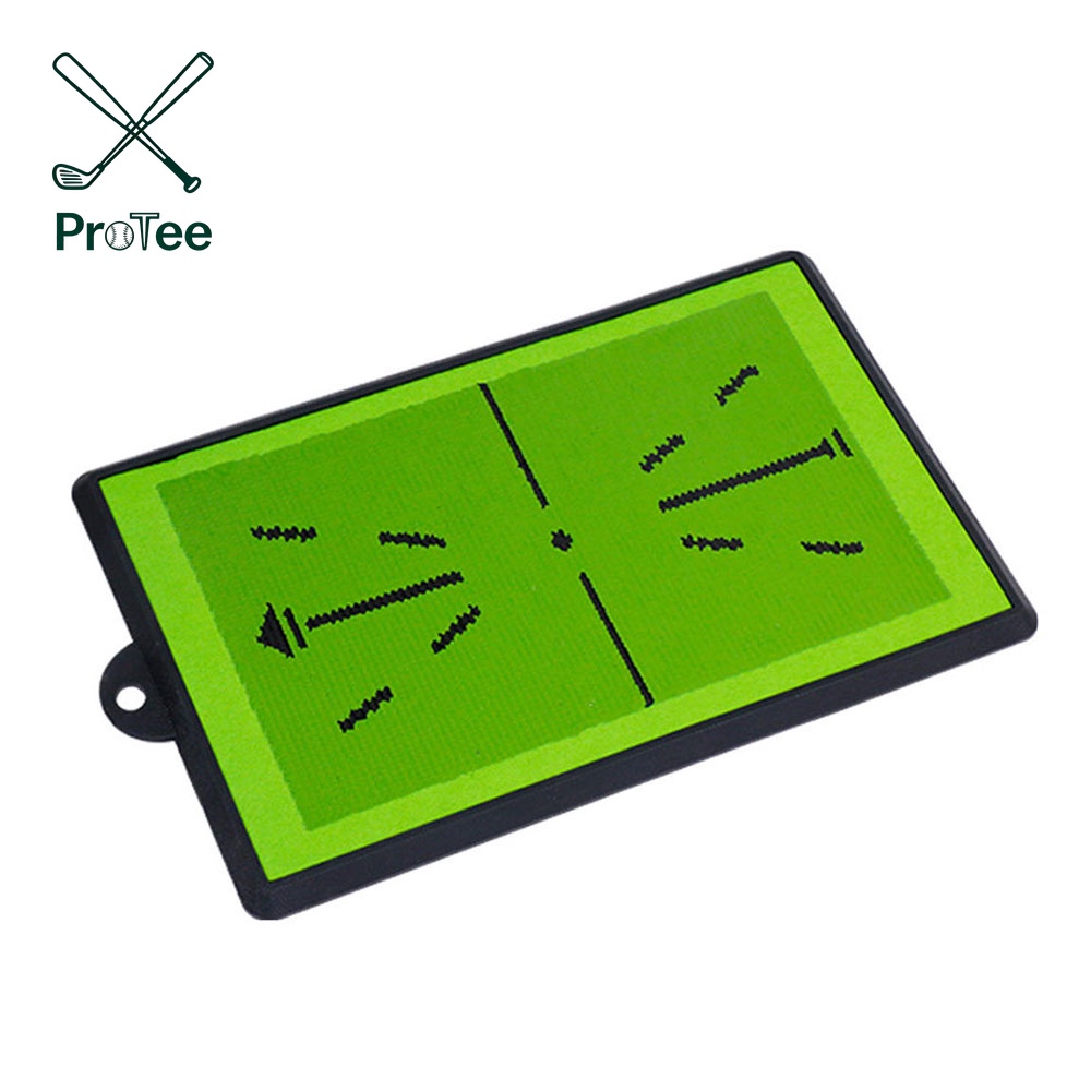 Mini Golf Hitting Mat with Golf Rubber Tees for Kids Junior Golf Hitting Practice Golf Swing Training Aids