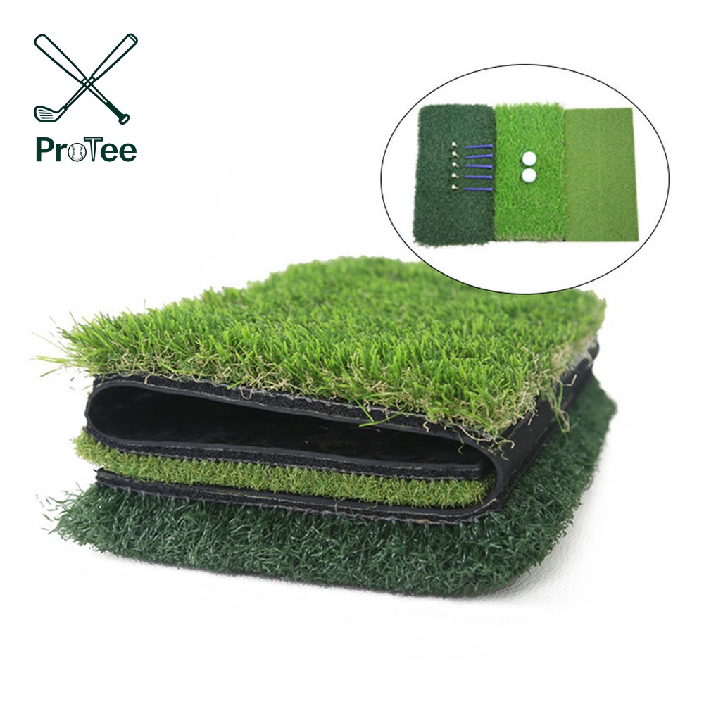 Foldable Heavy-Duty Golf Hitting Mat for Indoor/Outdoor Swing & Chipping Golf Accessories & Gift for Men & Women
