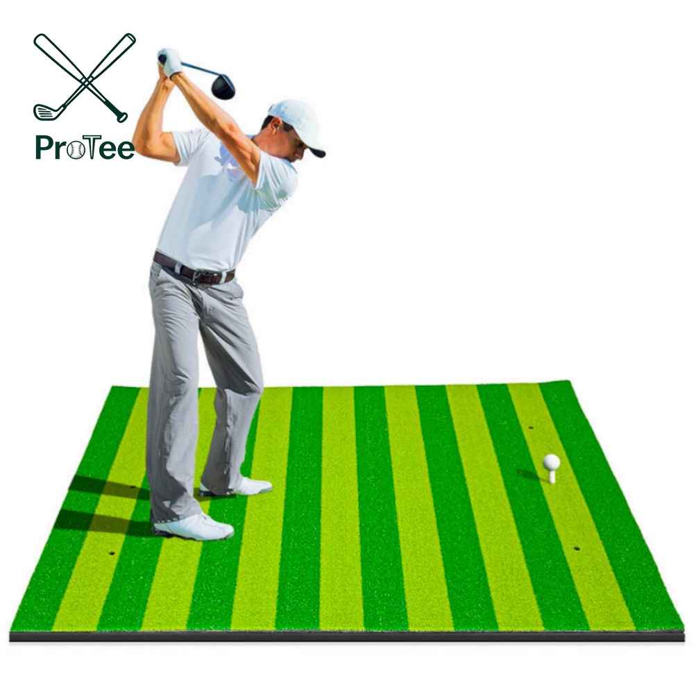 Golf Practice Mat Upgrade 5x4FT Artificial Turf Golf Mats Practice EVA Bottom Thicken Golf Hitting Training Mat