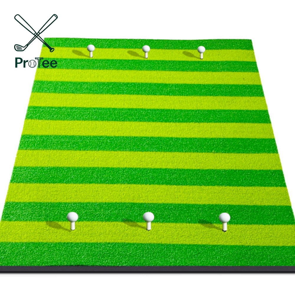 Golf Practice Mat Upgrade 5x4FT Artificial Turf Golf Mats Practice EVA Bottom Thicken Golf Hitting Training Mat