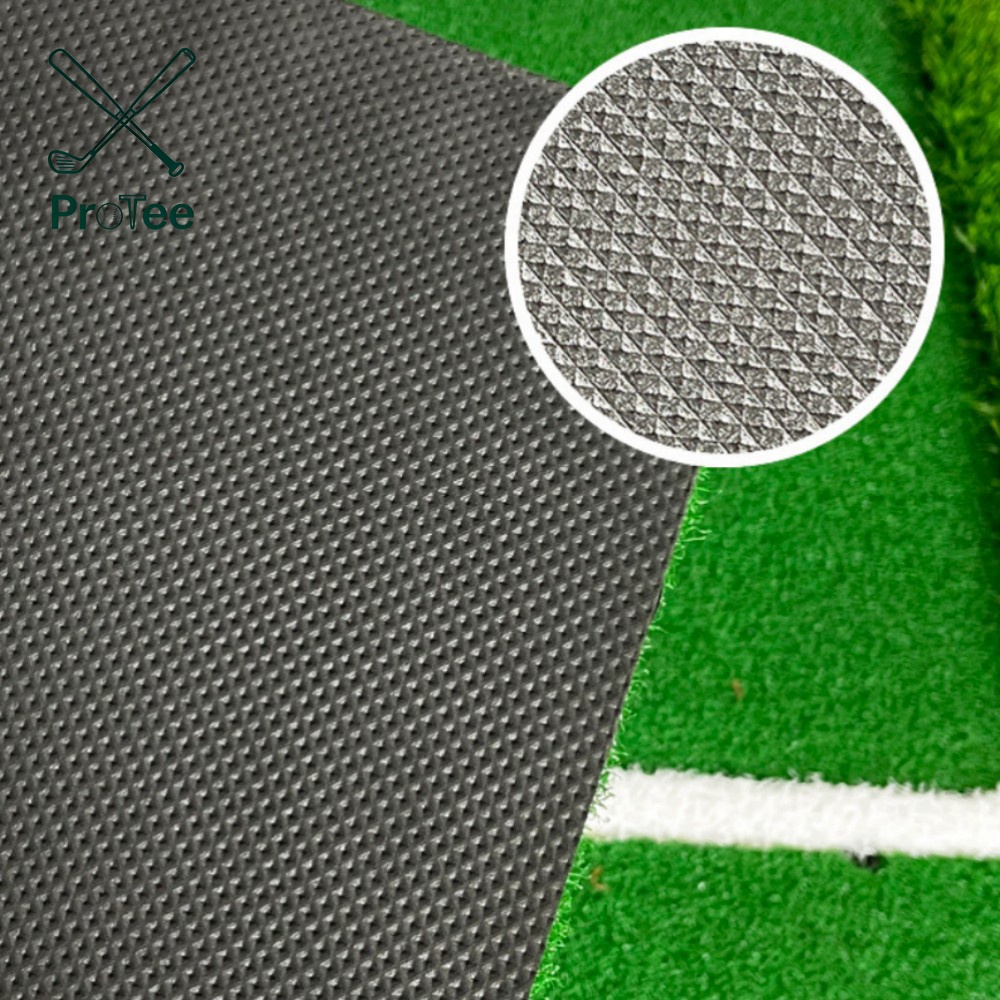 Large Dual Turf Golf Practice Mat Golf Hitting Mat with Alignment Lines Indoor and Outdoor Swing & Chipping Trainer