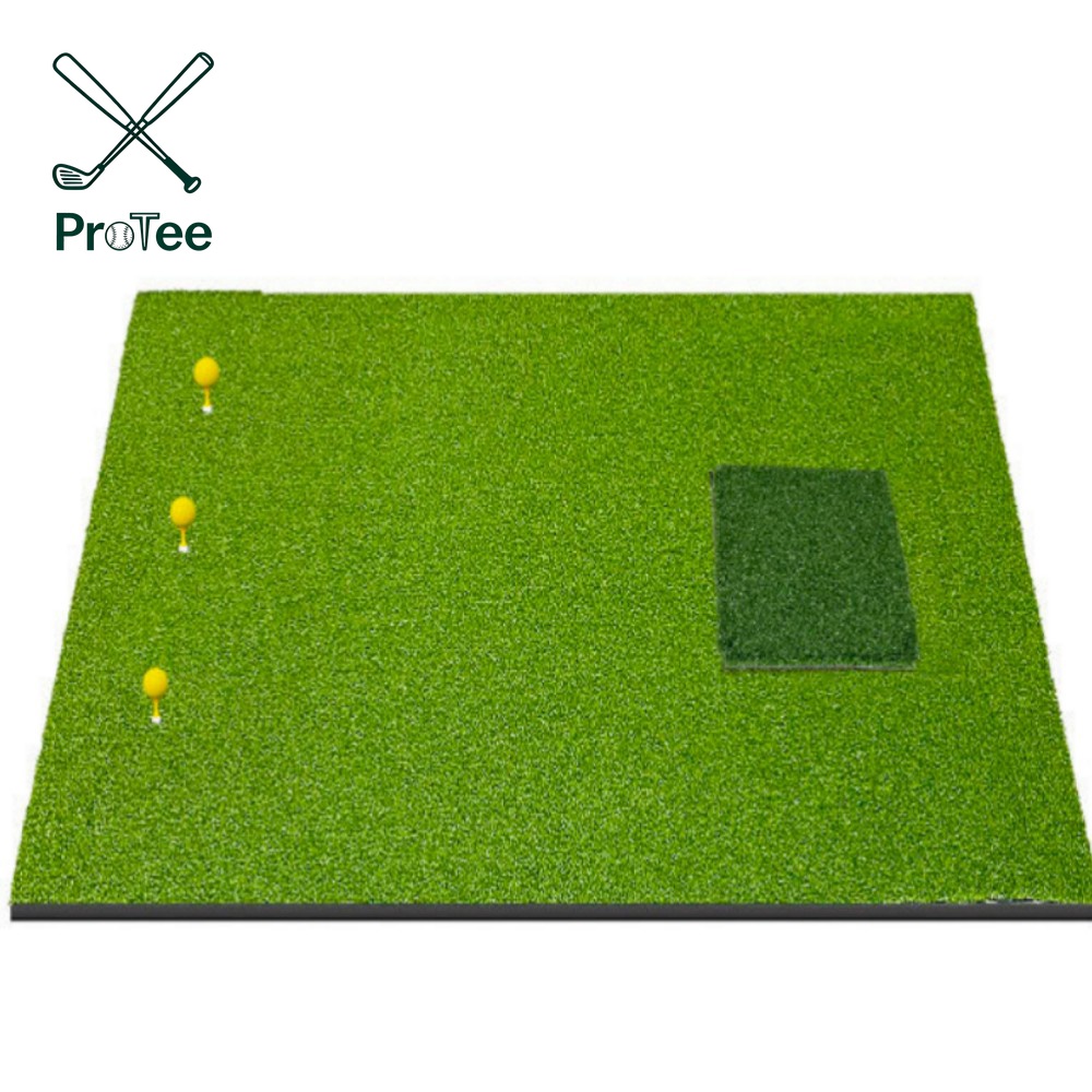 Golf Hitting Practice Mat with Artificial Turf Golf Training Aids with Replaceable Golf Practice Mat for Indoor Outdoor Training