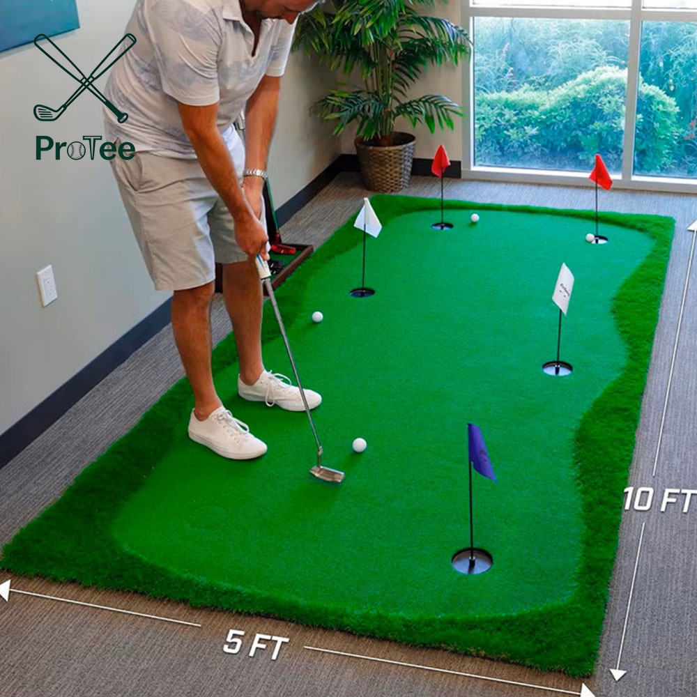 Golf Putting Green Mat Golf Training Mat Professional Golf Practice Mat Green with High Quality Putting Green Turf