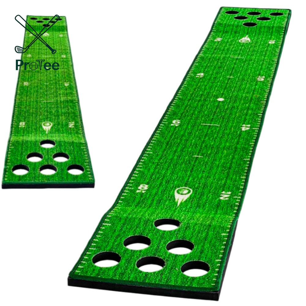 Compact Foldable Mini Golf Putting Green Essential Golf Training Equipment for Home or Office Practice