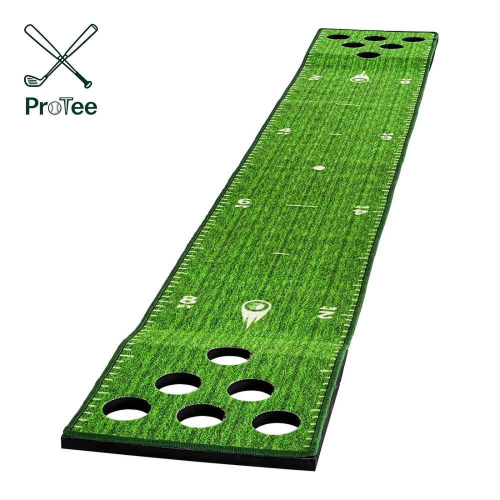 Compact Foldable Mini Golf Putting Green Essential Golf Training Equipment for Home or Office Practice
