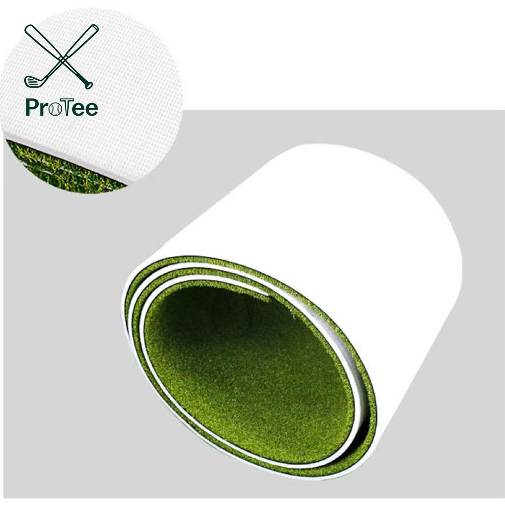 Golf Practice Mat with Putting Green Flag Golf Hitting Mat Golf Batting Mat Golf Putting Mat with Realistic Turf and EVA Backing