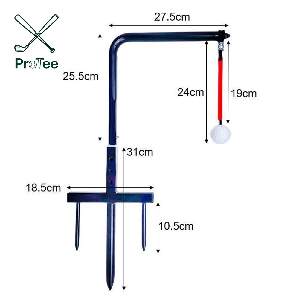 Durable Metal Practice Golf Swing Training Aid Golf Practice Equipment for Swing Practice