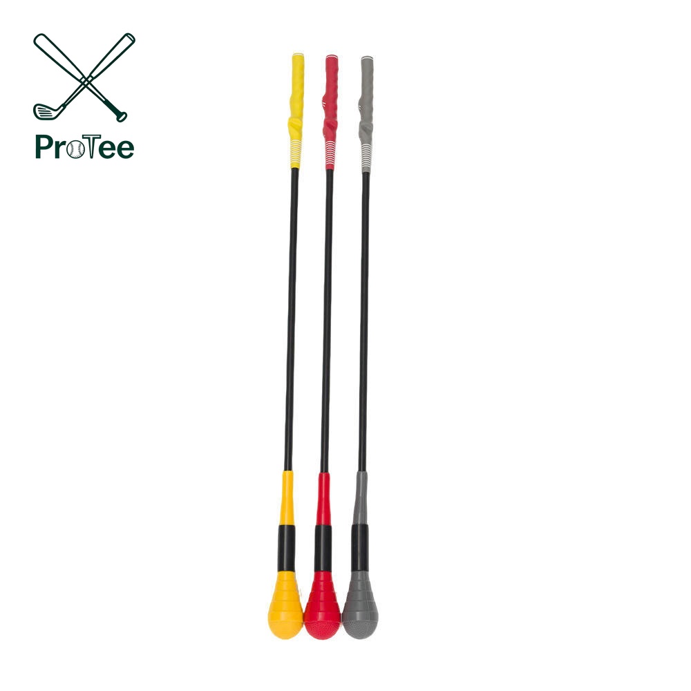 New Microphone-Shaped Design Silicone Head Golf Swing Trainer for Children Kids Teenagers Indoor and Outdoor Golf Swing Aids