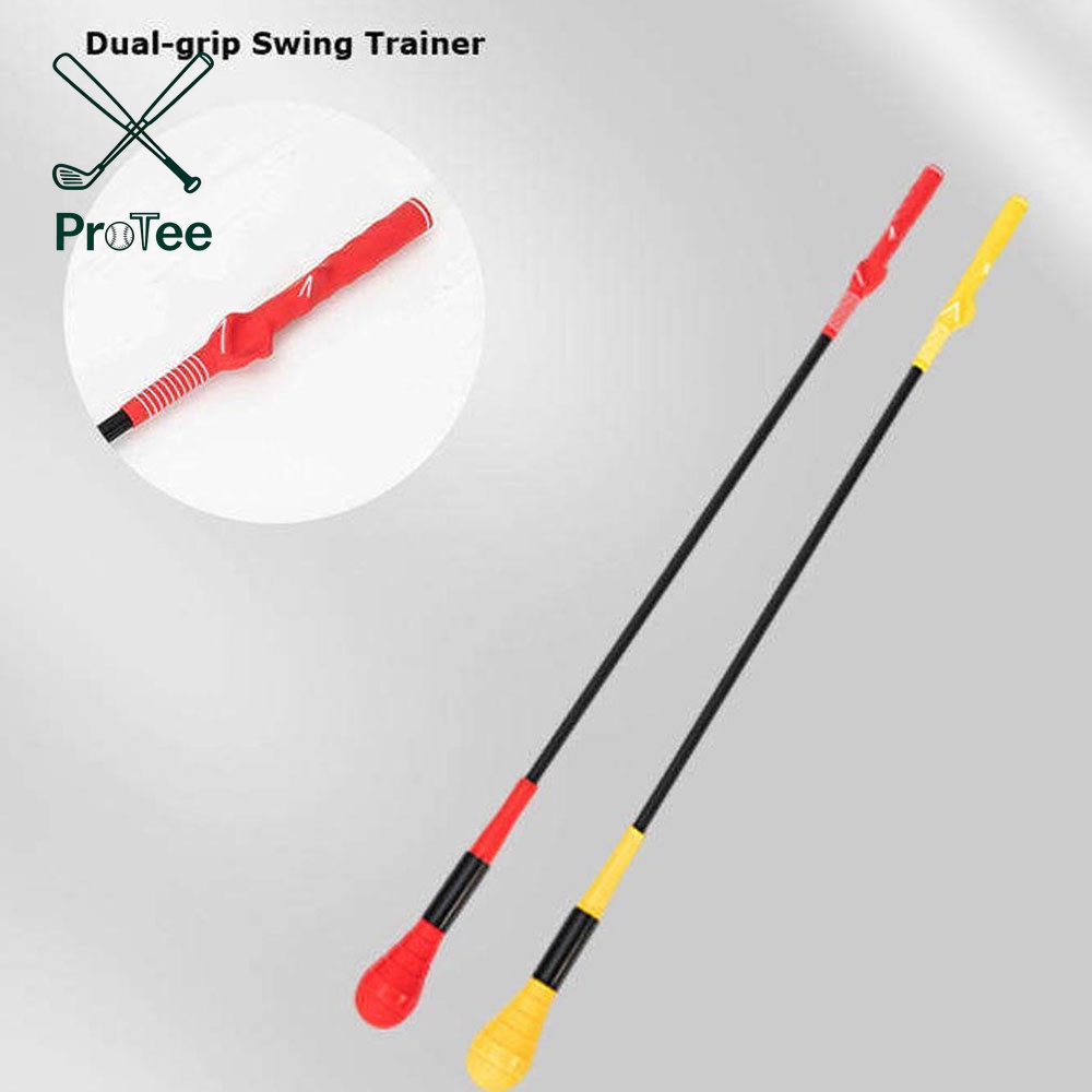 New Microphone-Shaped Design Silicone Head Golf Swing Trainer for Children Kids Teenagers Indoor and Outdoor Golf Swing Aids