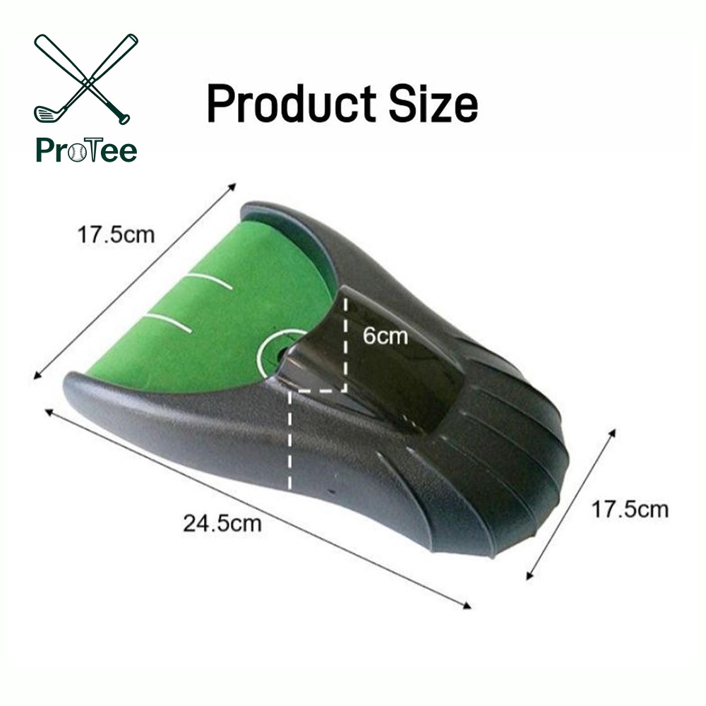 Golf Automatic Putting Ball Return Cup Putting Practice Auto Putting Machine Golf Cup Training Aid Putting Returner