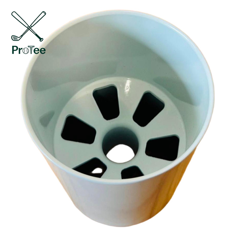 Golf Flag Hole Cup Set Checkered Golf Flag with 6 Inch Cup and Tube Inserted Mini Practice Putting Green for Garden Yard