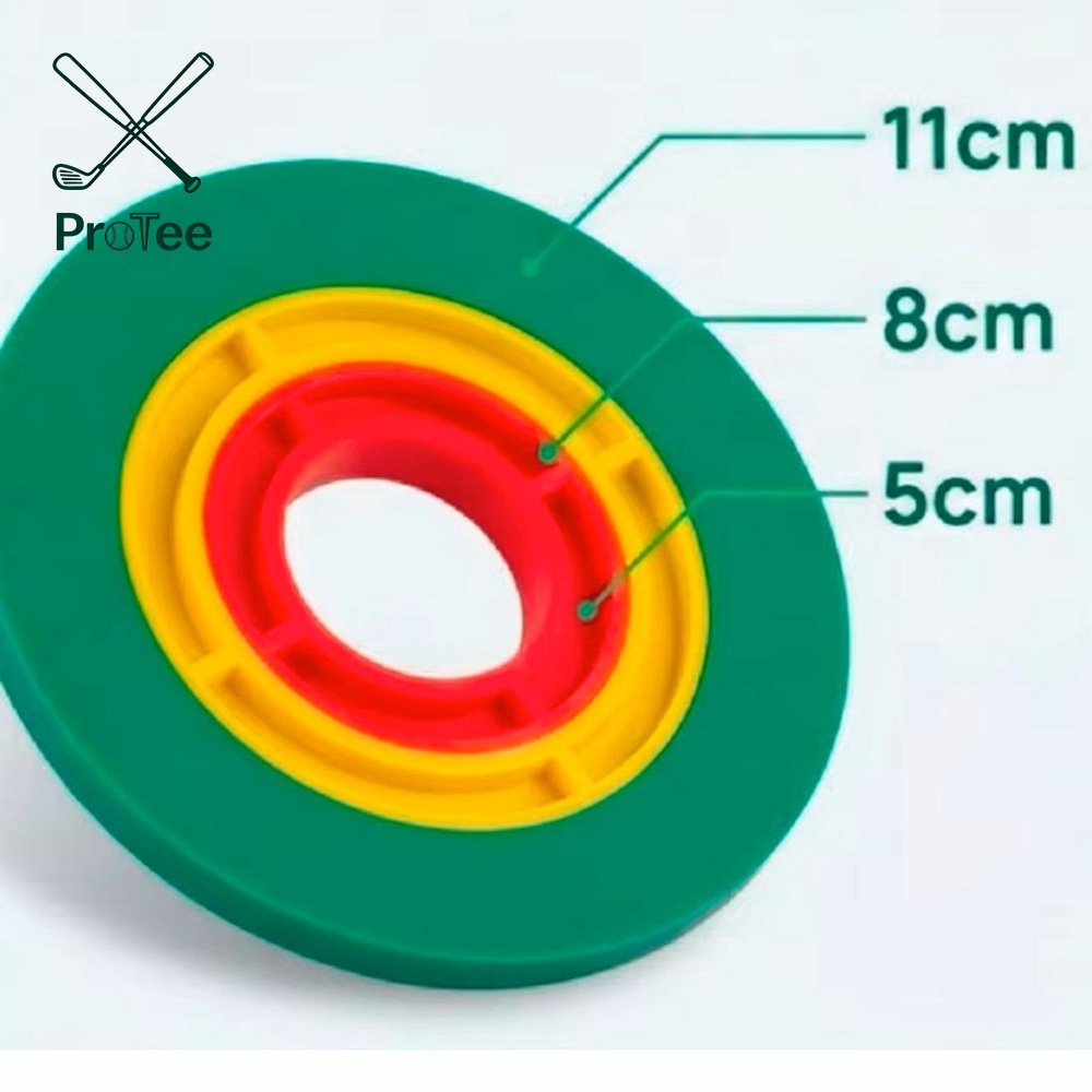 Silicon Rubber Golf Putting Ring Set Usable for Green Indoor and Outdoor Putting Practice Improve Your Shorter Putting Skills