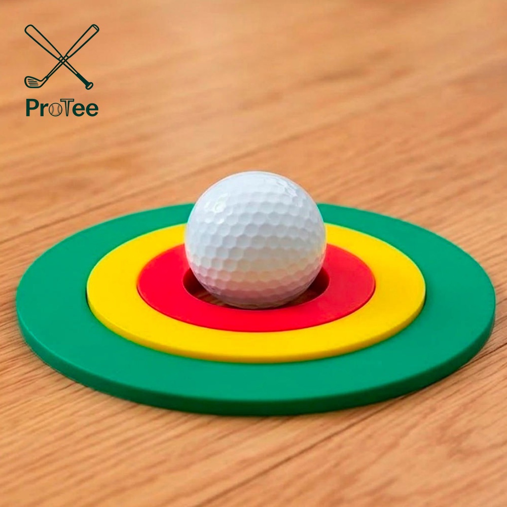 Silicon Rubber Golf Putting Ring Set Usable for Green Indoor and Outdoor Putting Practice Improve Your Shorter Putting Skills