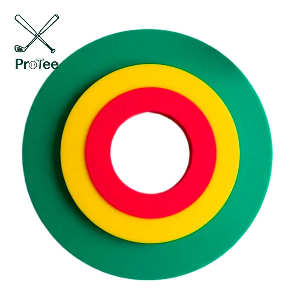 Silicon Rubber Golf Putting Ring Set Usable for Green Indoor and Outdoor Putting Practice Improve Your Shorter Putting Skills