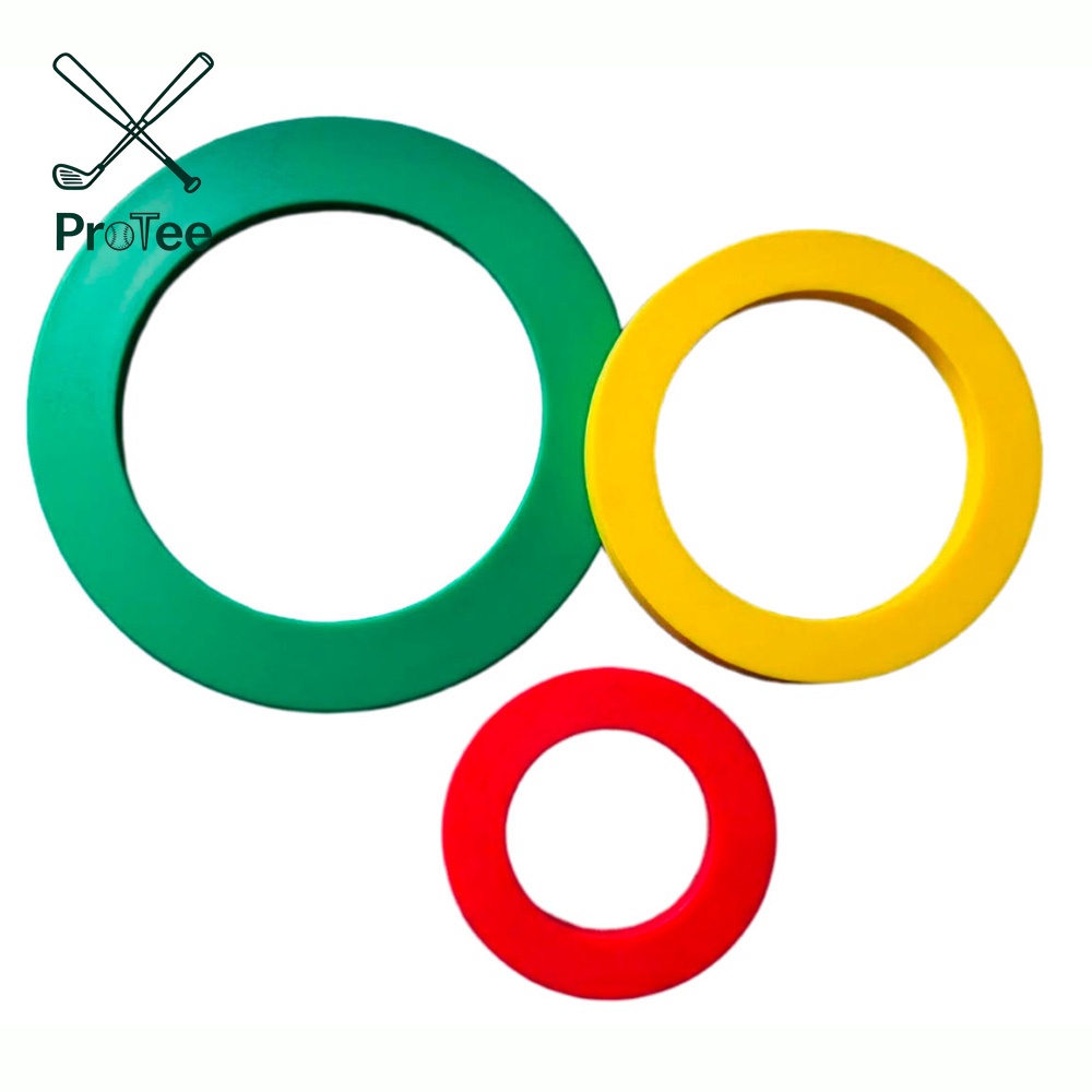 Silicon Rubber Golf Putting Ring Set Usable for Green Indoor and Outdoor Putting Practice Improve Your Shorter Putting Skills