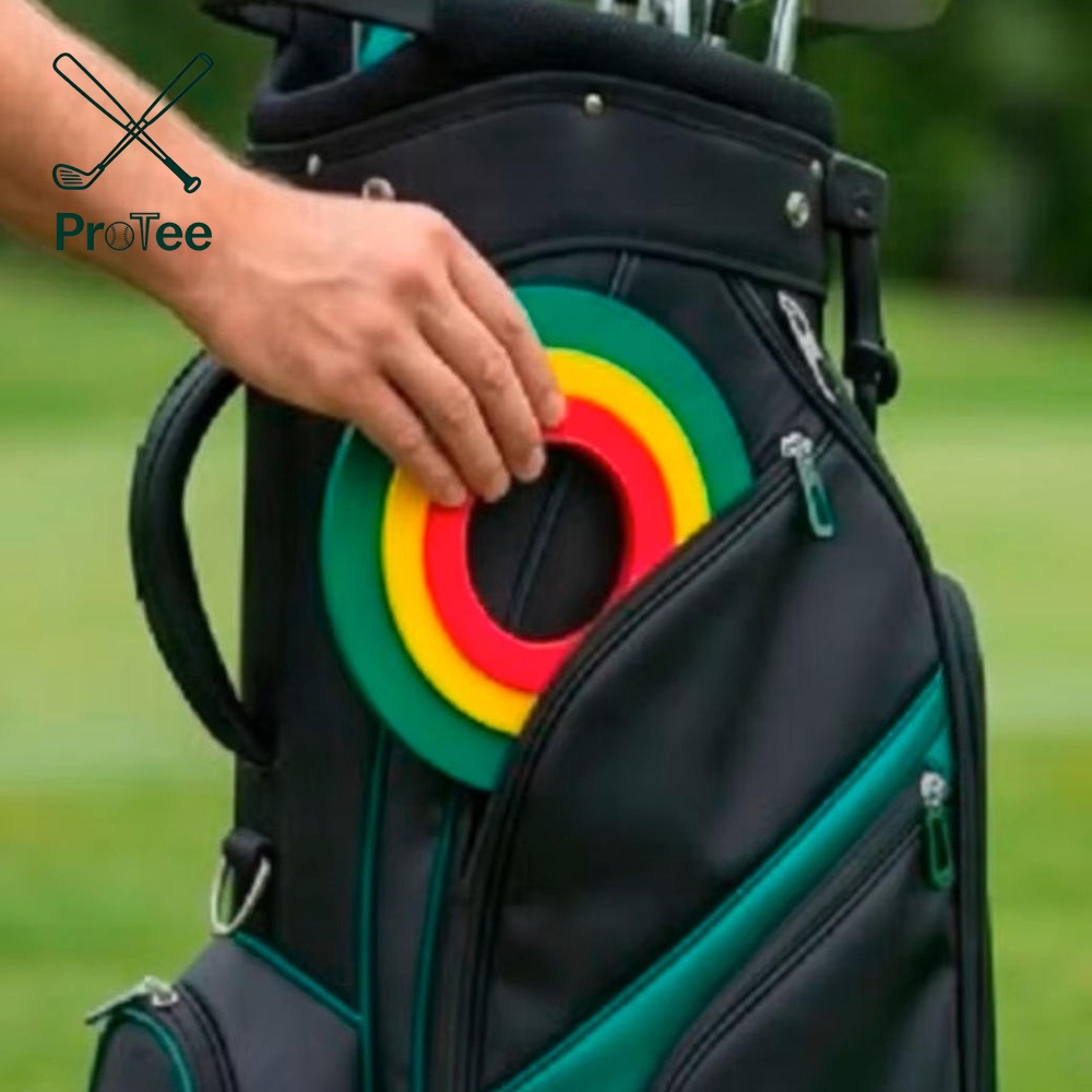 Silicon Rubber Golf Putting Ring Set Usable for Green Indoor and Outdoor Putting Practice Improve Your Shorter Putting Skills