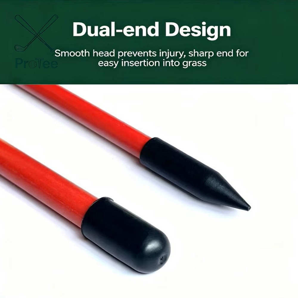 Customized Logo Collapsible Golf Alignment Stick for Putting and Swing Training Golf Putting Aid Fiberglass Tube
