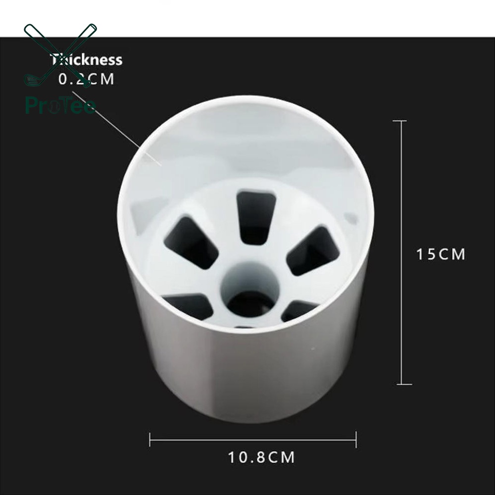 Backyard Practice Golf Hole Cup Aluminum Golf Alloy Putting Cup Golf Putting Aid Golf Training Equipment for Backyard Home