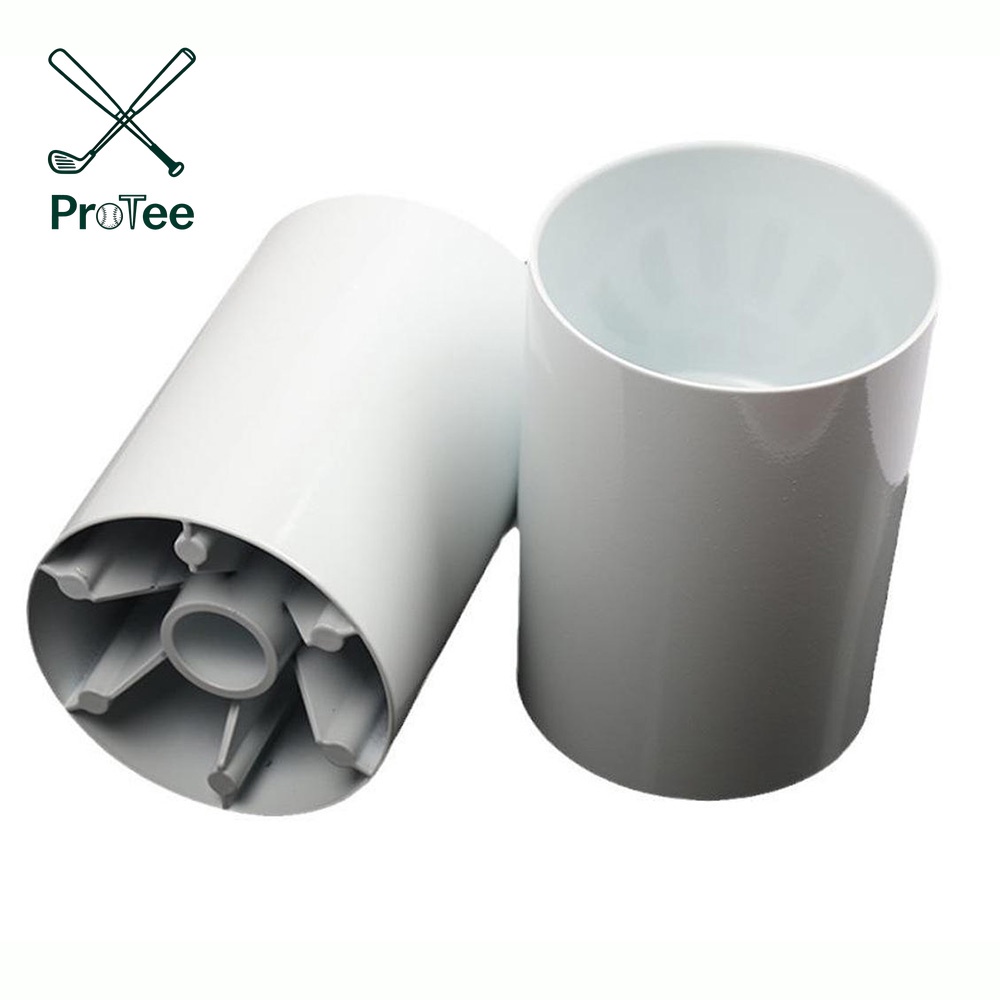 Backyard Practice Golf Hole Cup Aluminum Golf Alloy Putting Cup Golf Putting Aid Golf Training Equipment for Backyard Home