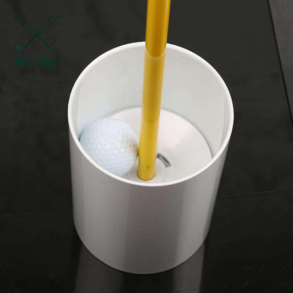 Backyard Practice Golf Hole Cup Aluminum Golf Alloy Putting Cup Golf Putting Aid Golf Training Equipment for Backyard Home