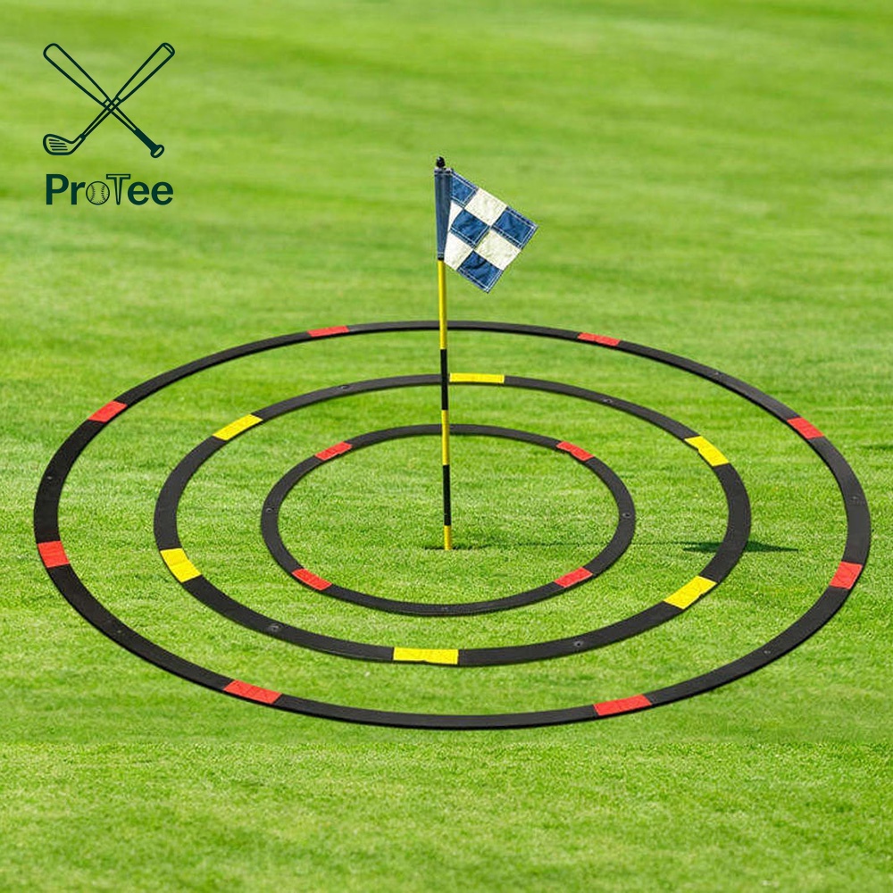 Golf Tool for Putting Practice Indoor and Outdoor Golf Putting Rings 3 Pieces Set Golf Putting Target Circles Golf Putting Aid