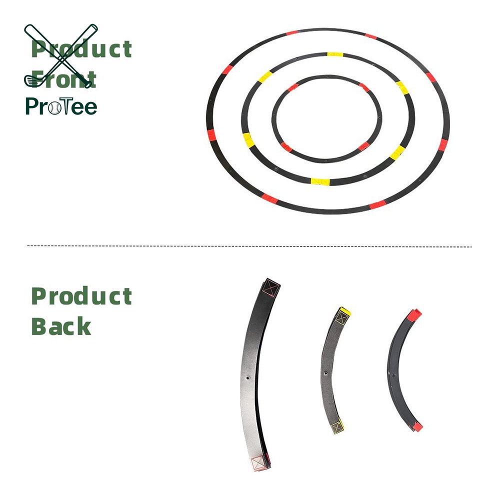 Golf Tool for Putting Practice Indoor and Outdoor Golf Putting Rings 3 Pieces Set Golf Putting Target Circles Golf Putting Aid