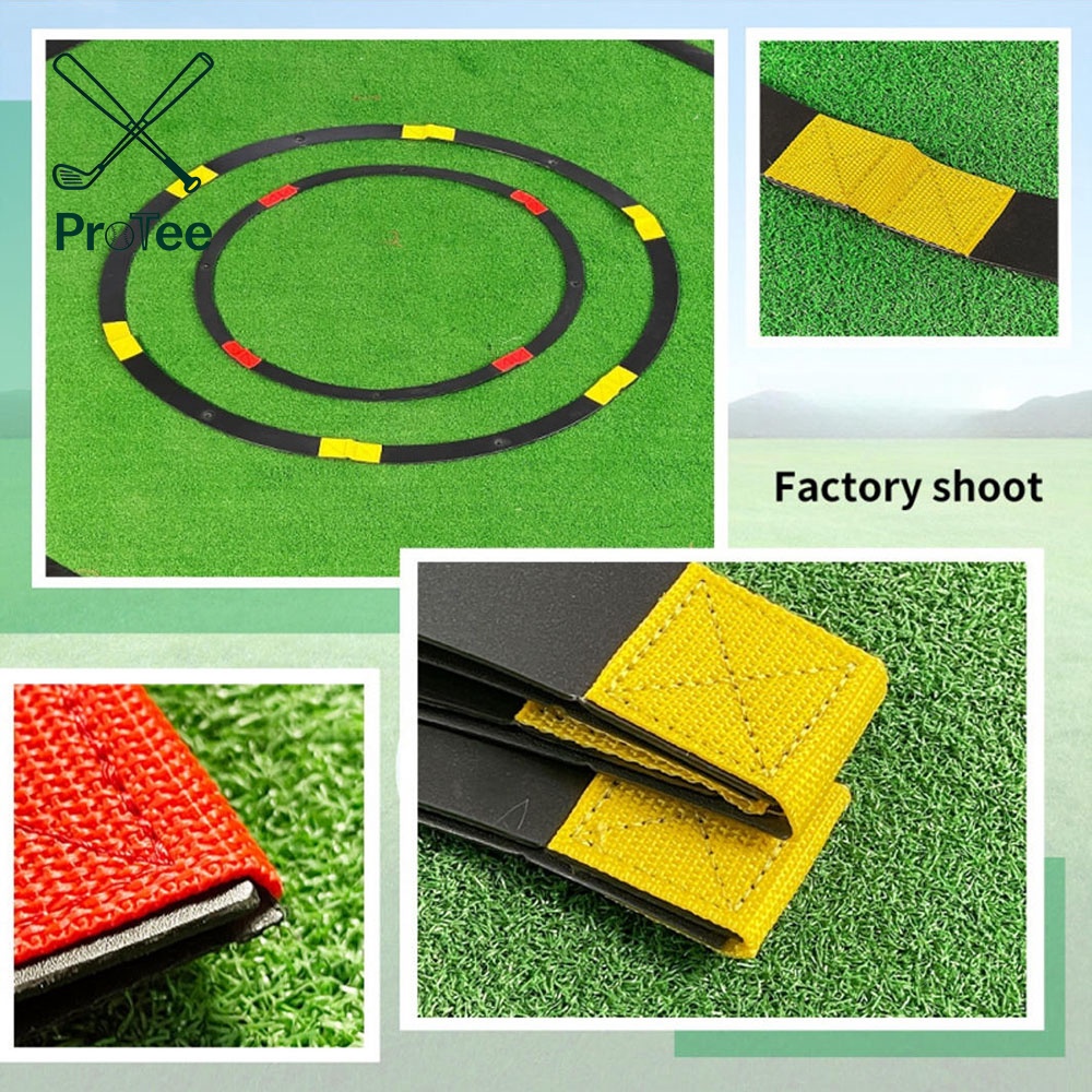 Golf Tool for Putting Practice Indoor and Outdoor Golf Putting Rings 3 Pieces Set Golf Putting Target Circles Golf Putting Aid