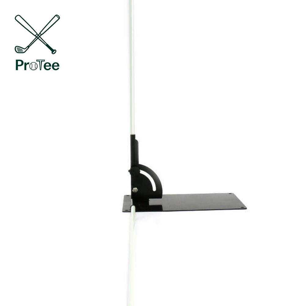 Golf Alignment Sticks Holder Angle Adjustable Golf Training Aid Golf Swing Trainer Metal Golf Training Aid for Swing Path