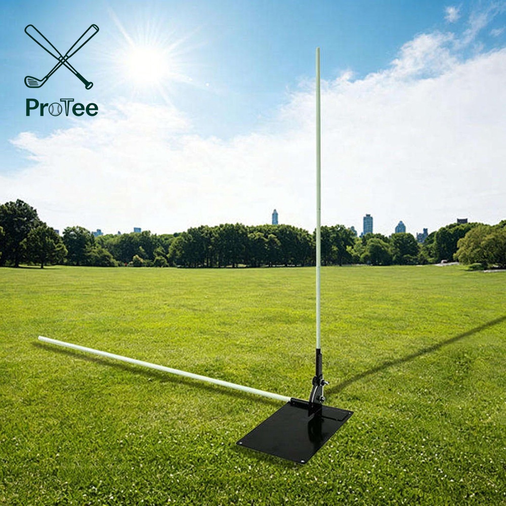 Golf Alignment Sticks Holder Angle Adjustable Golf Training Aid Golf Swing Trainer Metal Golf Training Aid for Swing Path