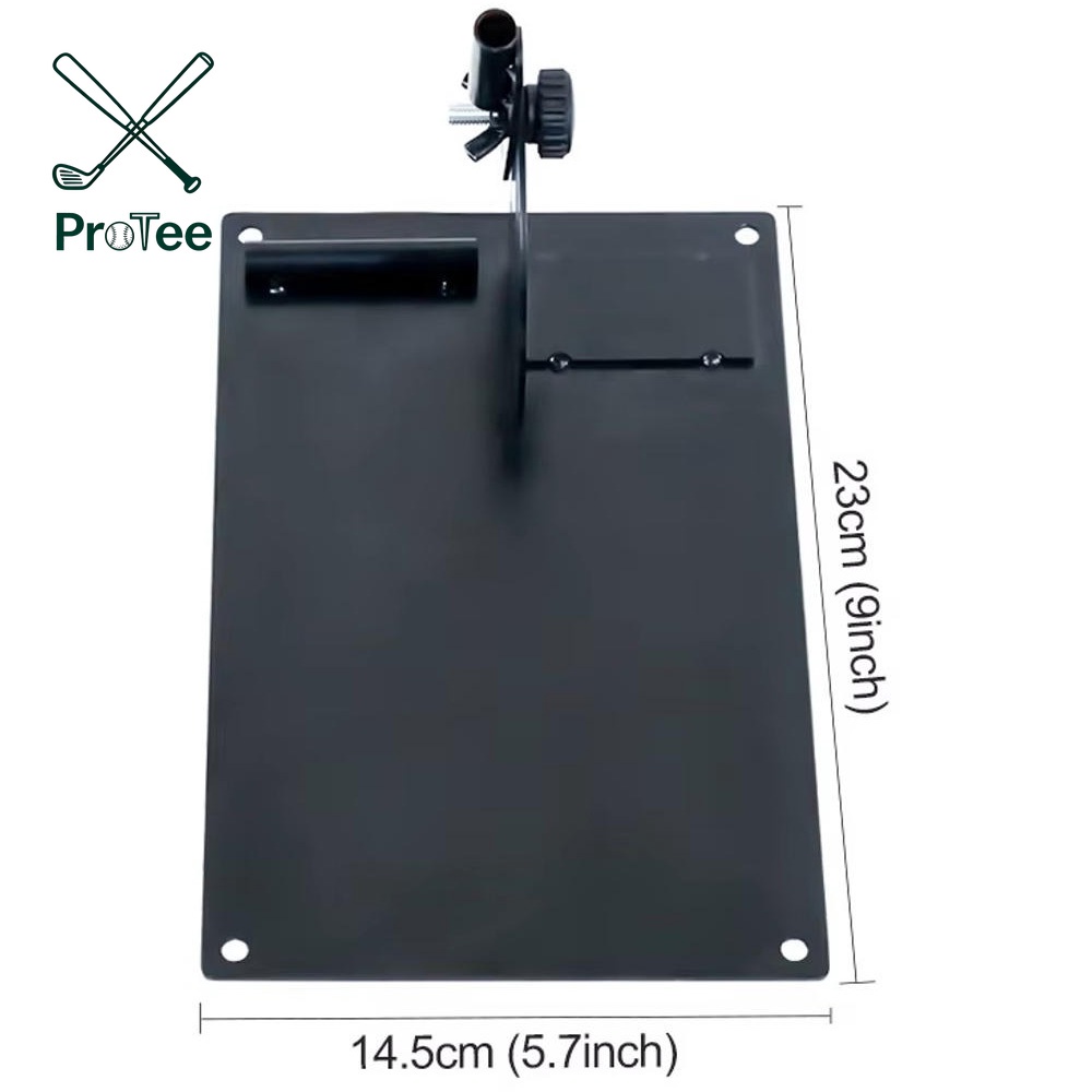 Golf Alignment Sticks Holder Angle Adjustable Golf Training Aid Golf Swing Trainer Metal Golf Training Aid for Swing Path