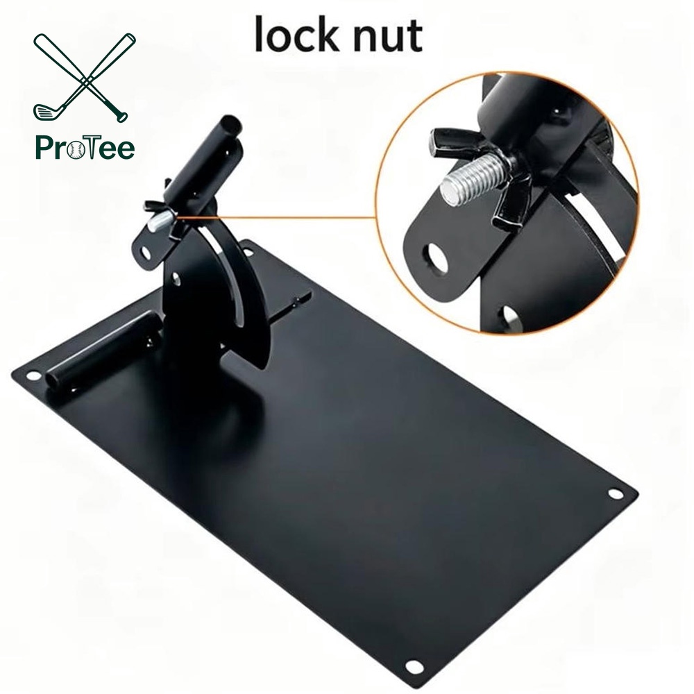 Golf Alignment Sticks Holder Angle Adjustable Golf Training Aid Golf Swing Trainer Metal Golf Training Aid for Swing Path